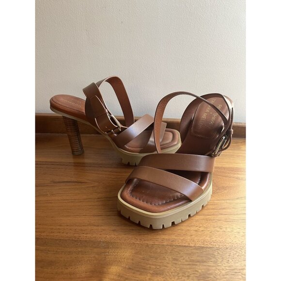 Irina Shayk x Tamara Mellon Sun Valley Sandals Terra Cotta Size 37 / 7 - Picture 1 of 10